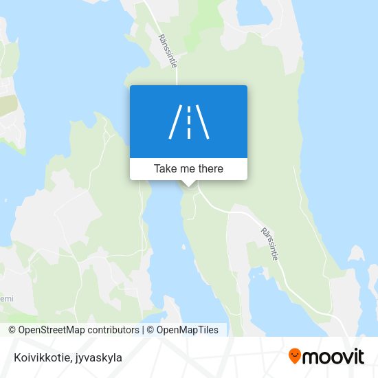 Koivikkotie map