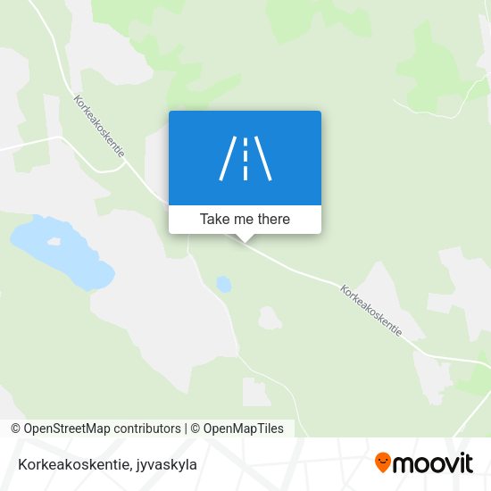 Korkeakoskentie map