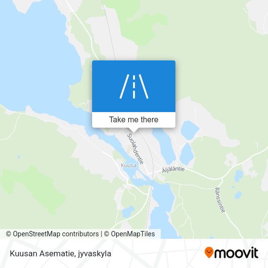 Kuusan Asematie map