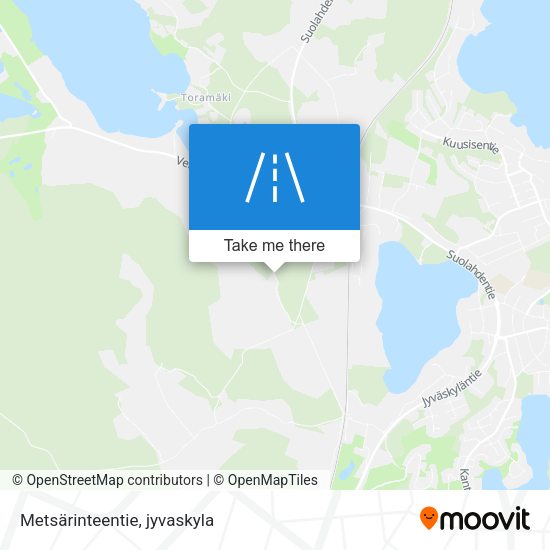Metsärinteentie map