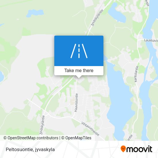 Peltosuontie map