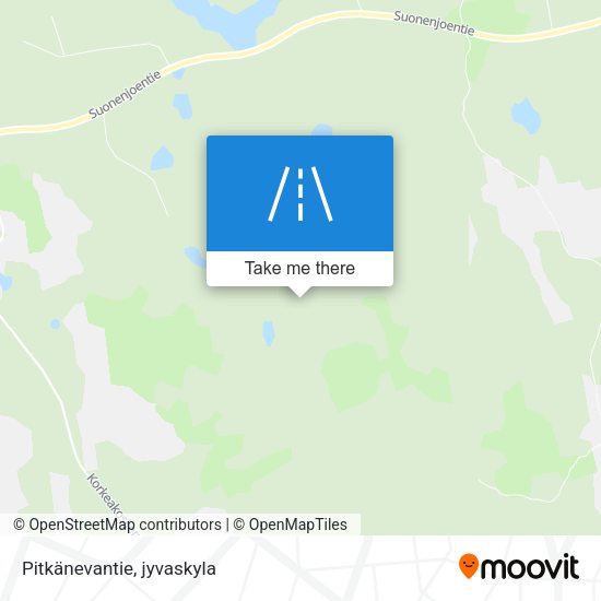 Pitkänevantie map