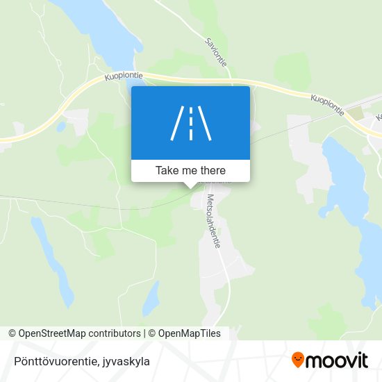 Pönttövuorentie map