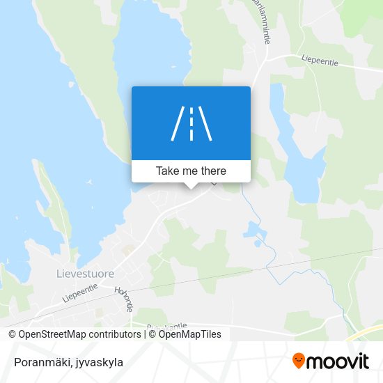 Poranmäki map