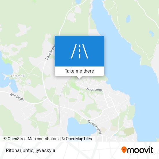 Ritoharjuntie map