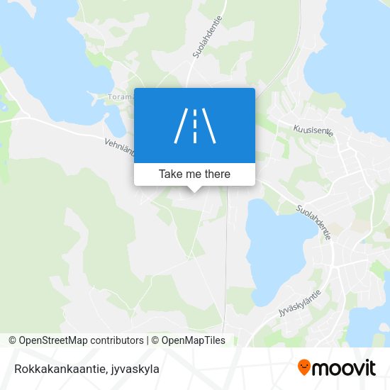 Rokkakankaantie map