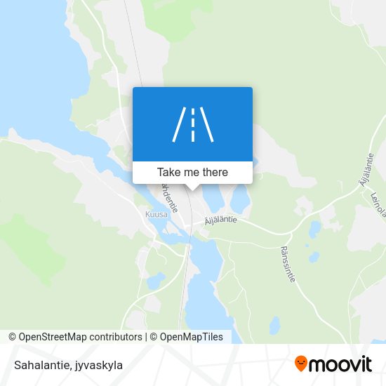 Sahalantie map