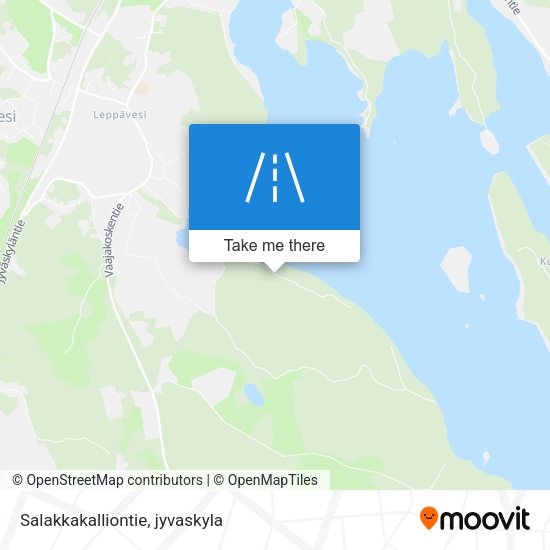 Salakkakalliontie map