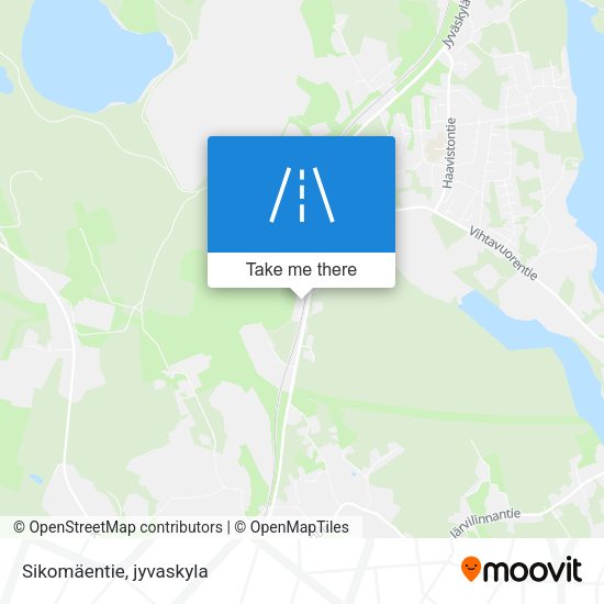 Sikomäentie map