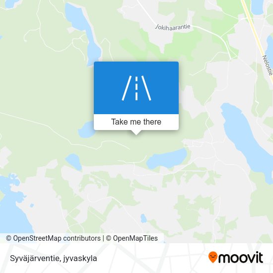 Syväjärventie map