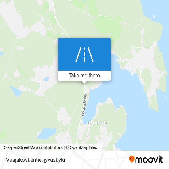 Vaajakoskentie map