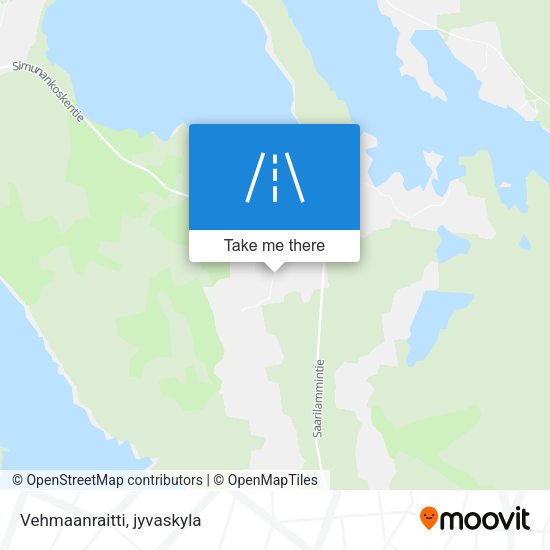 Vehmaanraitti map