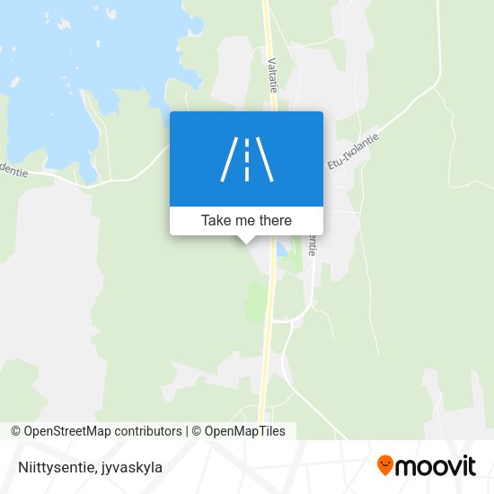 Niittysentie map