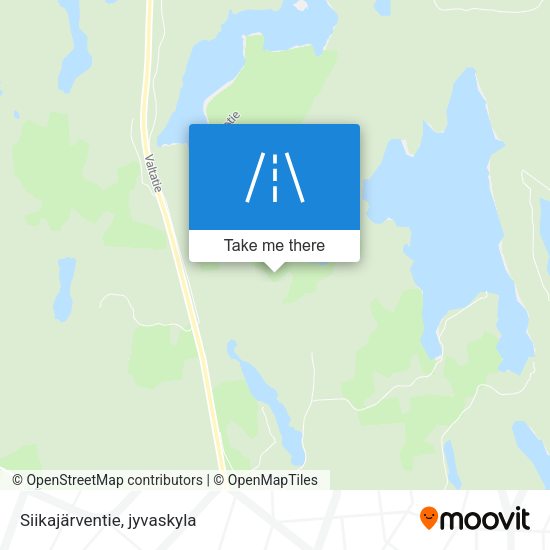Siikajärventie map