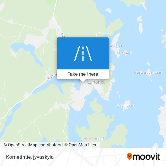 Kornetintie map