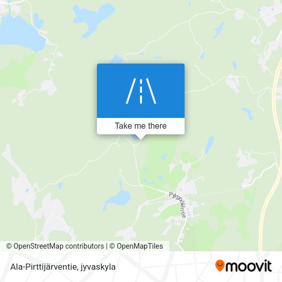 Ala-Pirttijärventie map