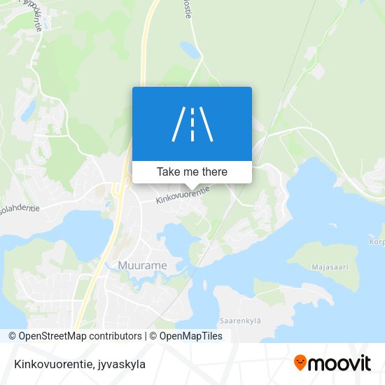 Kinkovuorentie map