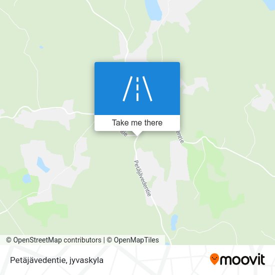 Petäjävedentie map
