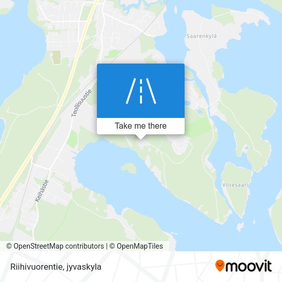 Riihivuorentie map