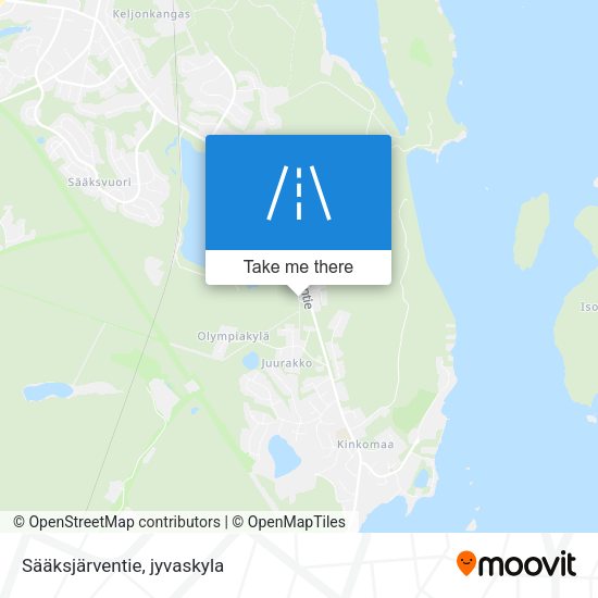 Sääksjärventie map