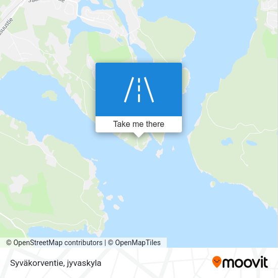Syväkorventie map