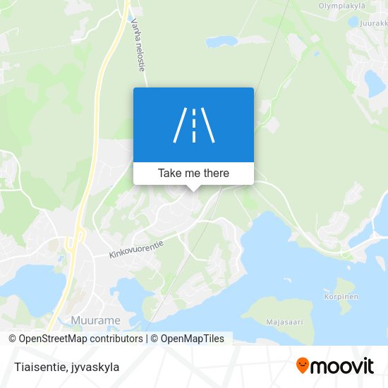 Tiaisentie map