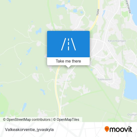 Valkeakorventie map