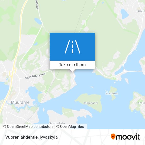 Vuorenlahdentie map
