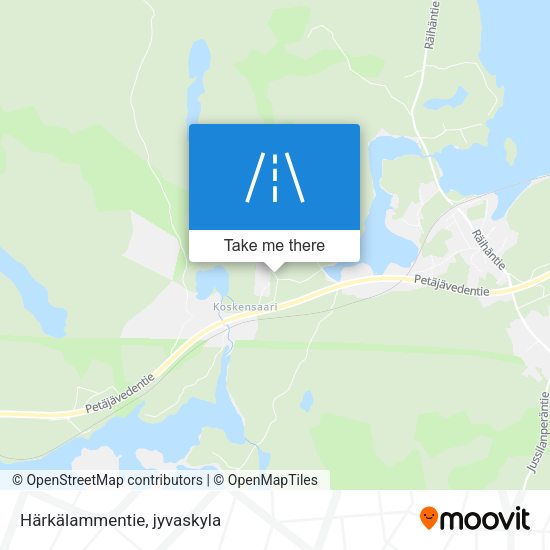Härkälammentie map