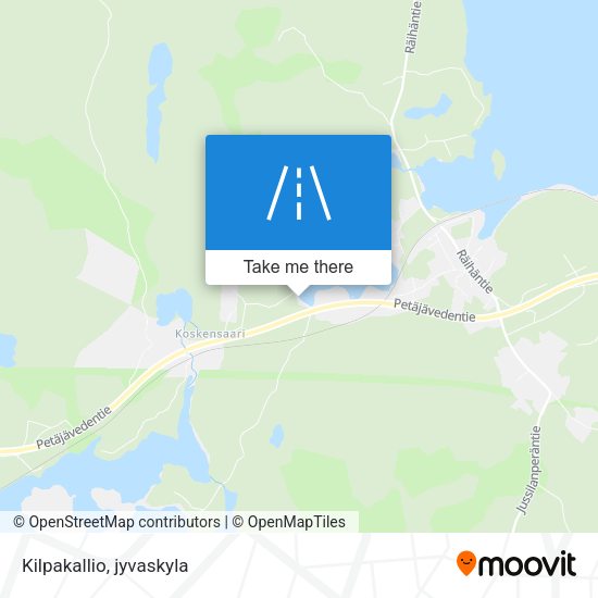 Kilpakallio map
