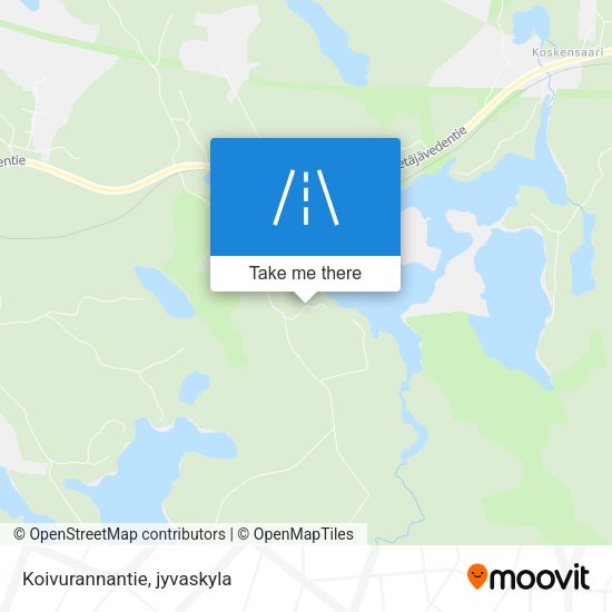 Koivurannantie map