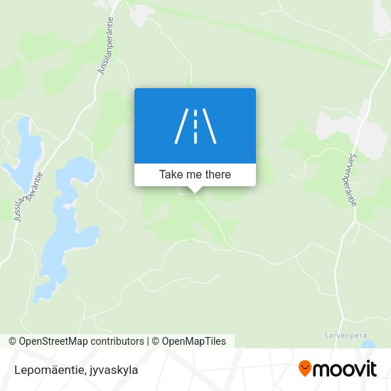 Lepomäentie map