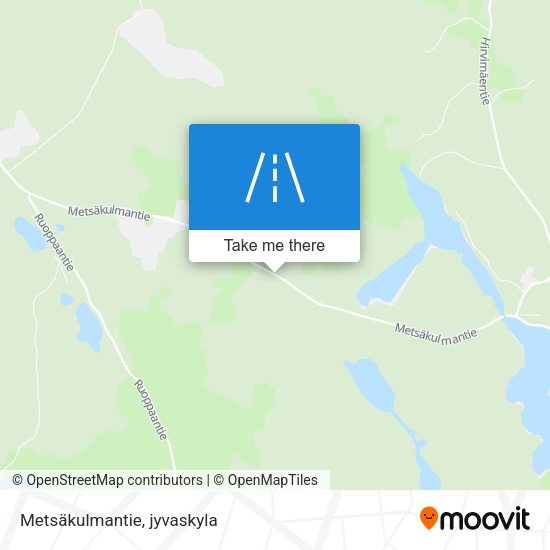 Metsäkulmantie map