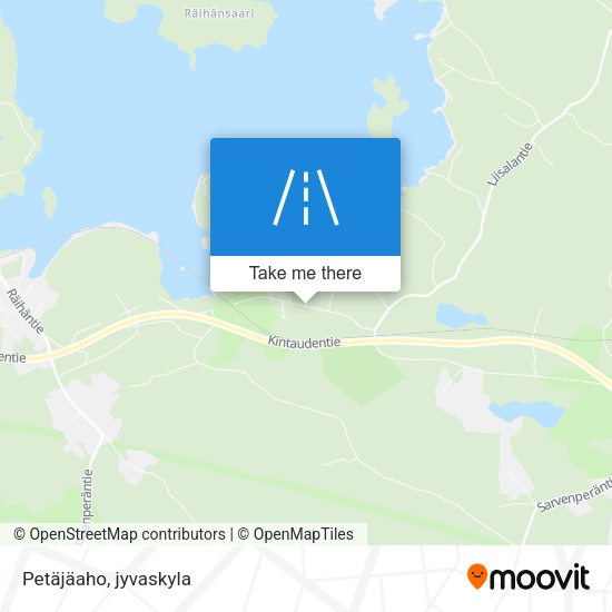 Petäjäaho map