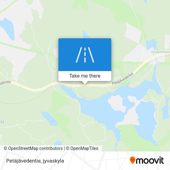 Petäjävedentie map
