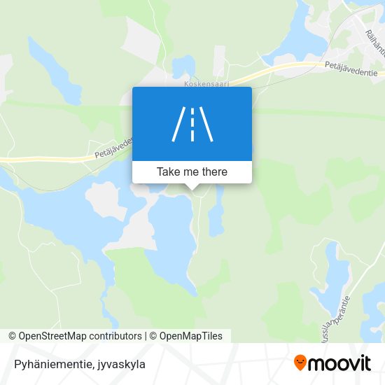Pyhäniementie map