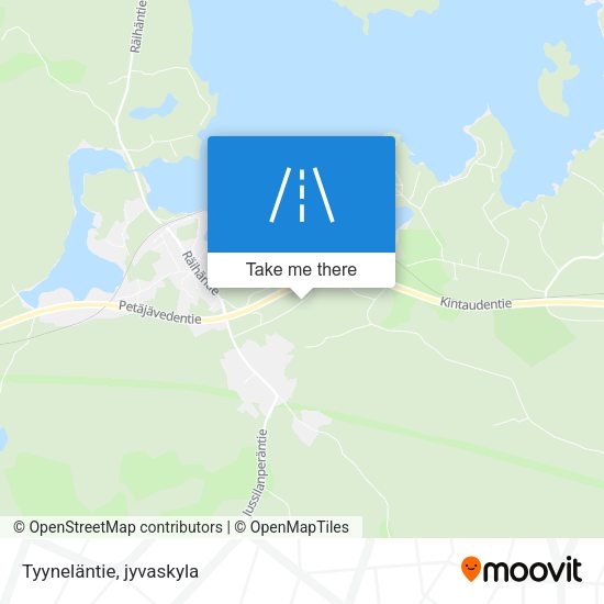 Tyyneläntie map