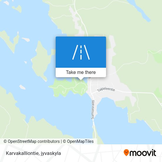 Karvakalliontie map