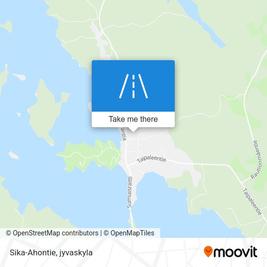Sika-Ahontie map
