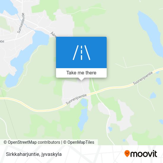 Sirkkaharjuntie map