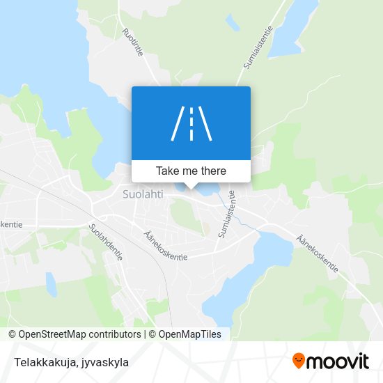 Telakkakuja map