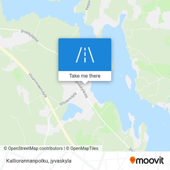 Kalliorannanpolku map