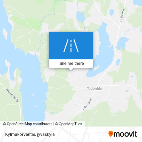 Kylmäkorventie map
