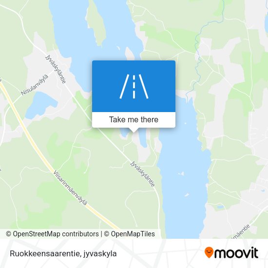 Ruokkeensaarentie map