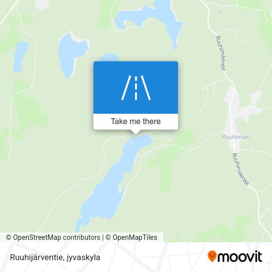 Ruuhijärventie map