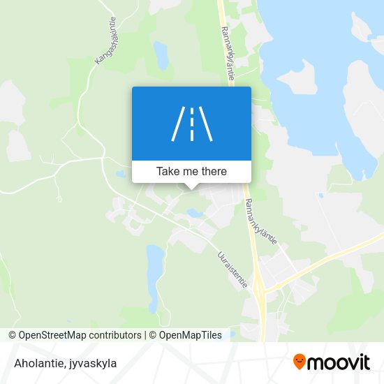 Aholantie map
