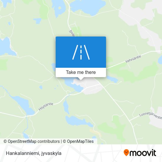 Hankalanniemi map