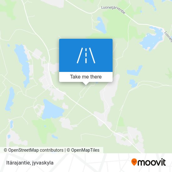 Itärajantie map
