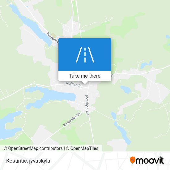 Kostintie map