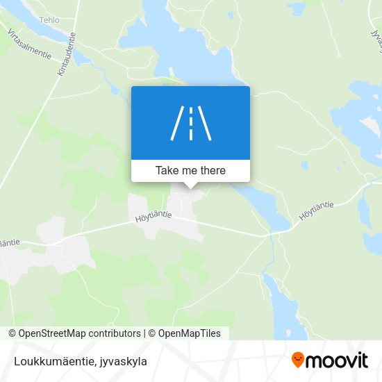 Loukkumäentie map